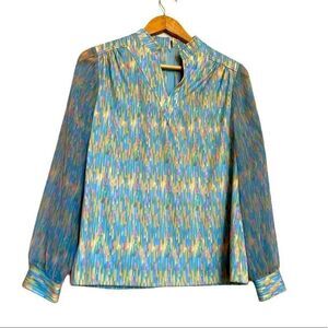 Vintage 60s 70s Psychedellic Top by Myrette